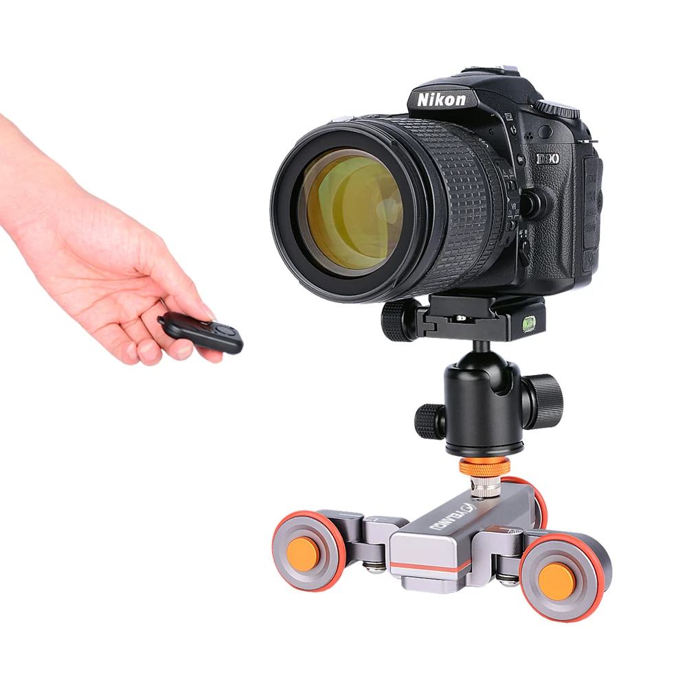 Yelangu L4 DSLR Motorized Electric Autodolly Remote Control Video Rail Track Slider For Phone DSLR Camera Smartphone Gopro Yelangu L4 DSLR Motorized Electric Autodolly Remote Control Video Rail Track Slider For Phone DSLR Camera Smartphone Gopro