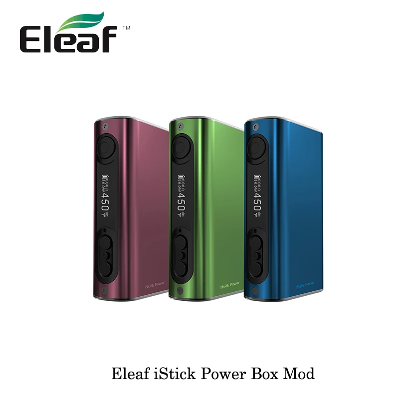 Новые разноцветные электронные сигареты Eleaf i Power TC 80 Вт бокс мод iStick аккумулятор