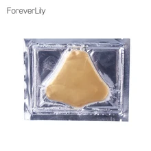 24k Золотая маска для носа, средство для удаления черных точек, аксессуары, против морщин, против старения, маска для лица, уход за кожей лица, отбеливание