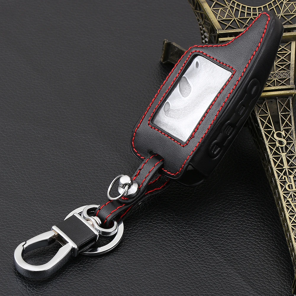 Funda para llavero con alarma de cuero, funda para llavero con control remoto para Scher Kan, Magicar 5, 6, M5, M6