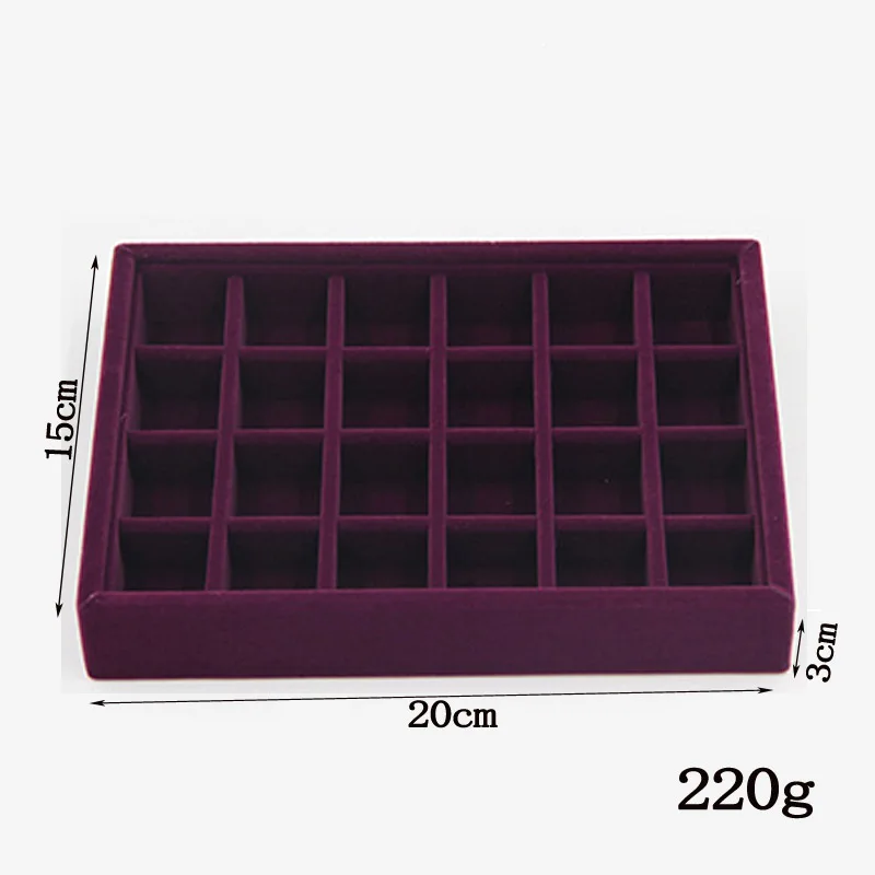 Purple 24 grids tray