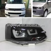 For Volkswagen T5 Led Strip Head Lamp for Caravelle Multivan LED Headlights 2011 to 2014 year JY ► Photo 1/4