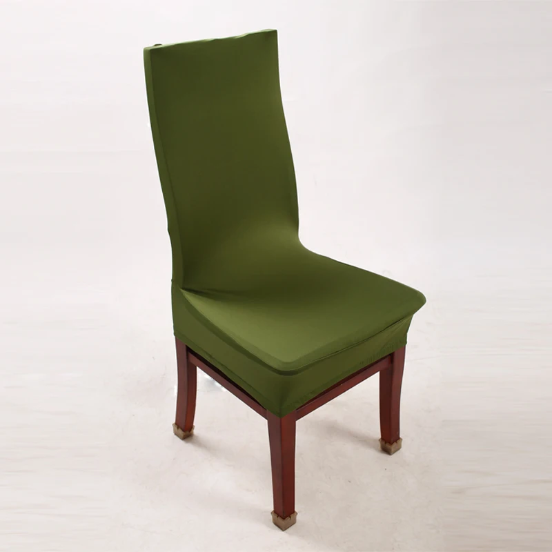 Green Chair Covers Lycra Spandex Stretch Chair For Kitchen Room New
