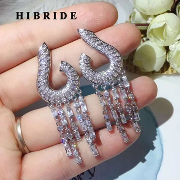 

HIBRIDE Trendy European Gold Drop Earrings For Women Luxury Party Accessories Brincos Jewelry Patry Gifts E-941
