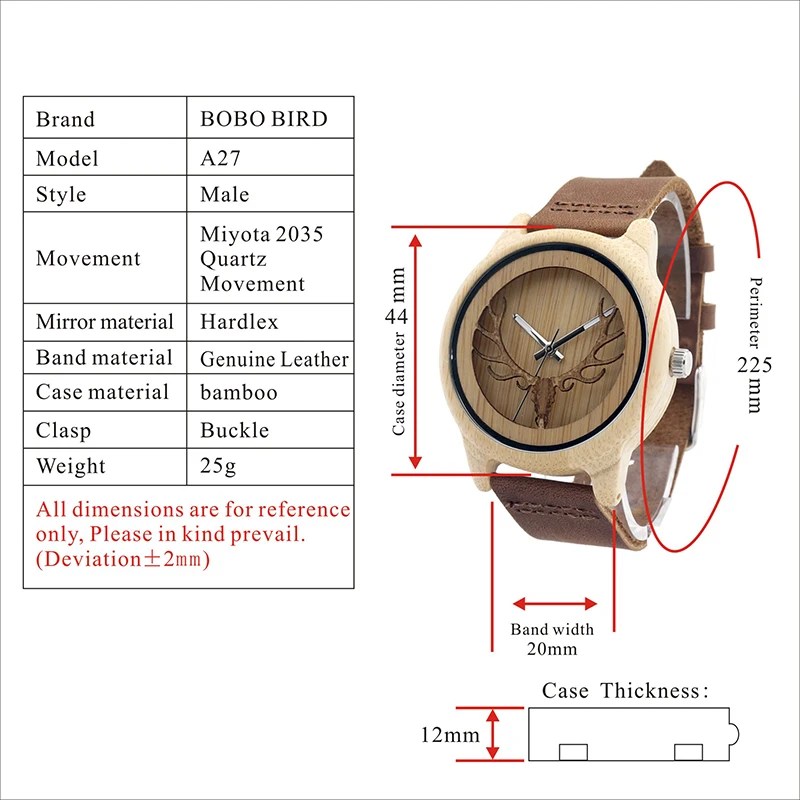 WOOD WRISTWATCHES BOBO BIRD FOR MEN AND WOMEN (9)
