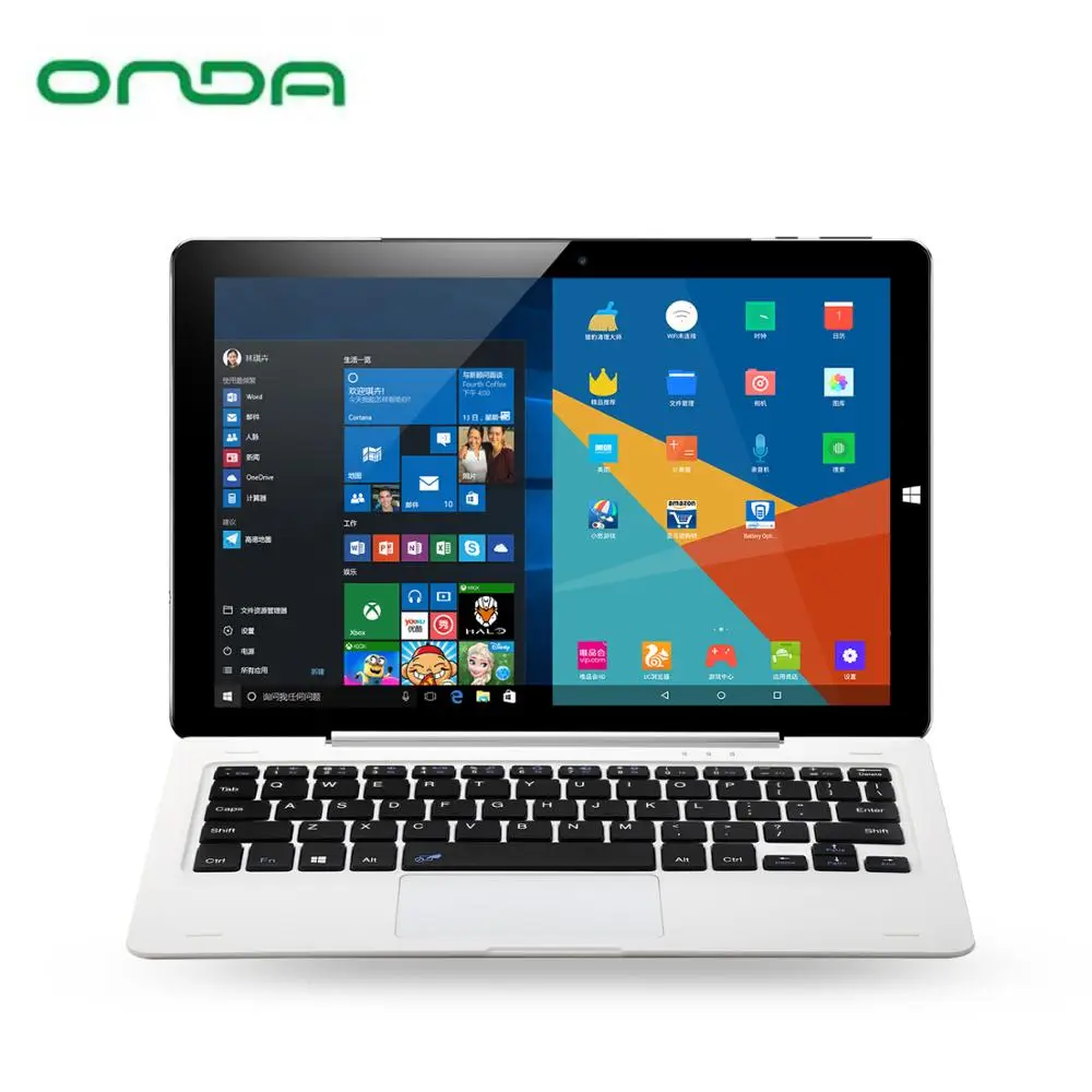 Onda obook 20 plus 10 1 ''планшетный ПК intel cherry trail Z8350 четырехъядерный процессор 4 ГБ ОЗУ 64
