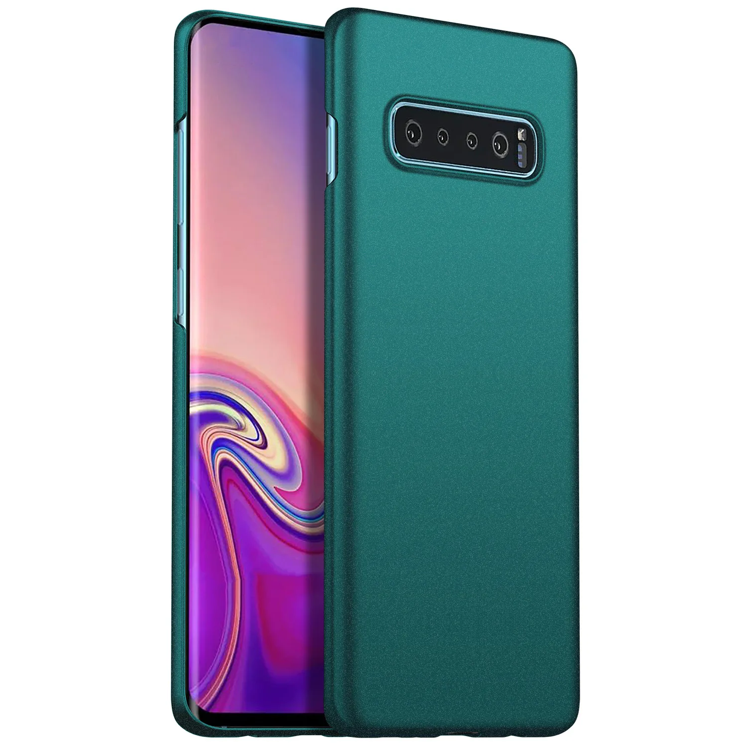 Для samsung Galaxy S10 Plus S10 E чехол, WEFOR ультратонкий минималистичный тонкий защитный чехол для телефона задняя крышка для Galaxy S10 5G - Цвет: Зеленый