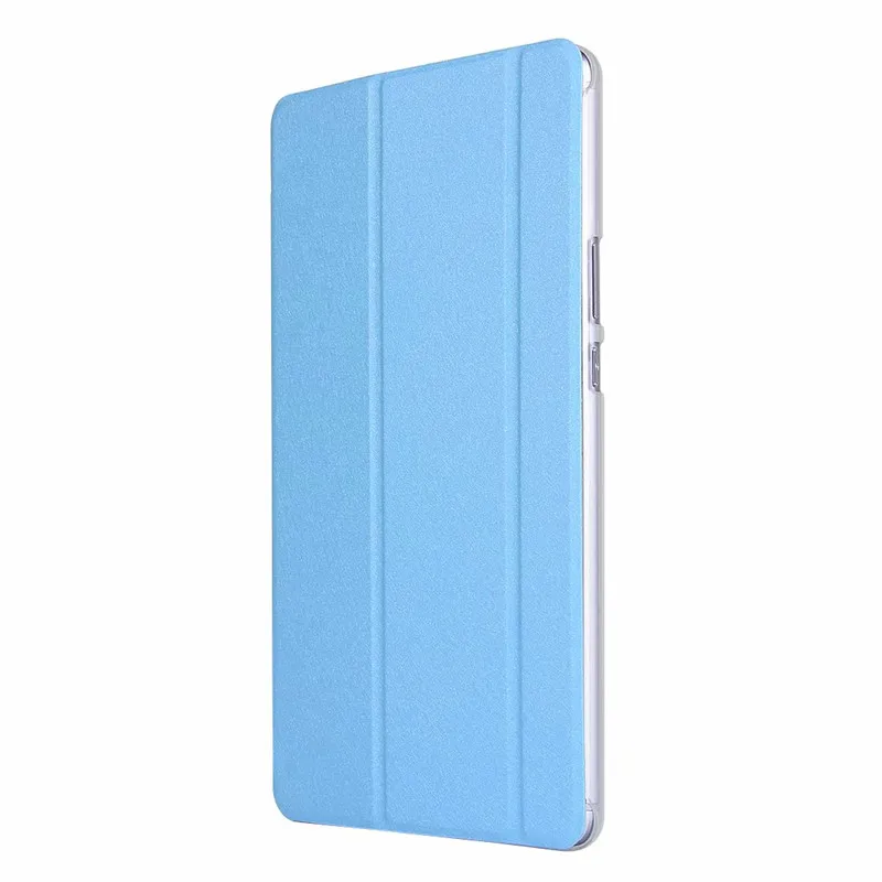 Чехол из искусственной кожи чехол для huawei MediaPad M5 8,4 дюймов планшетный ПК Защитный чехол для huawei M5 8,4 lte чехол SHT-AL09 SHT-W09 - Цвет: Light Blue