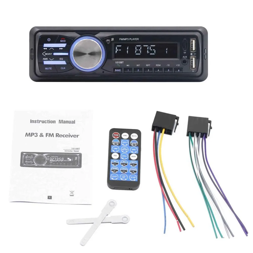 1010BT Car MP3/Bluetooth/FM Player Digital FM Stereo Radio with Remote