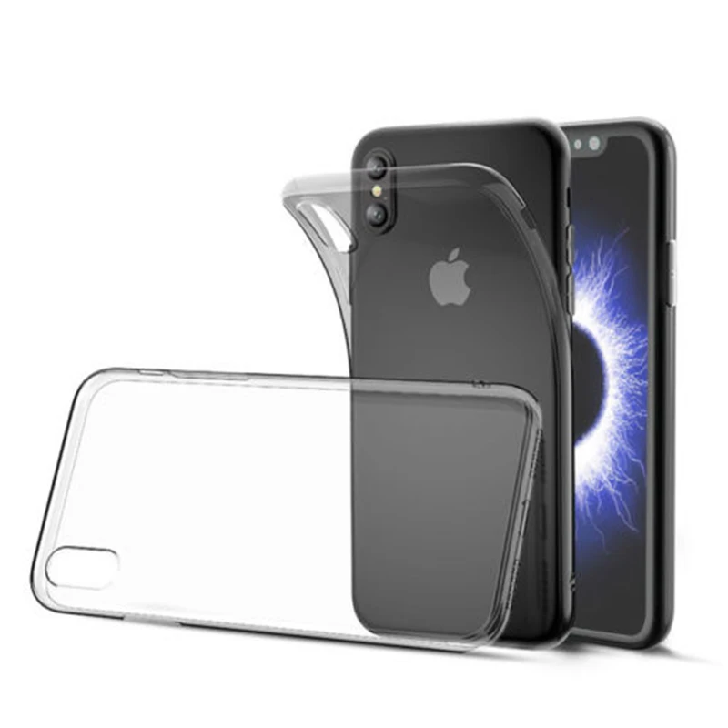 

Ultra Thin Silicone Clear Soft TPU Gel Transparent Back Phone Case Cover For iPhone X 4 4S 5 5S SE 6 6S Plus 7 8 Plus