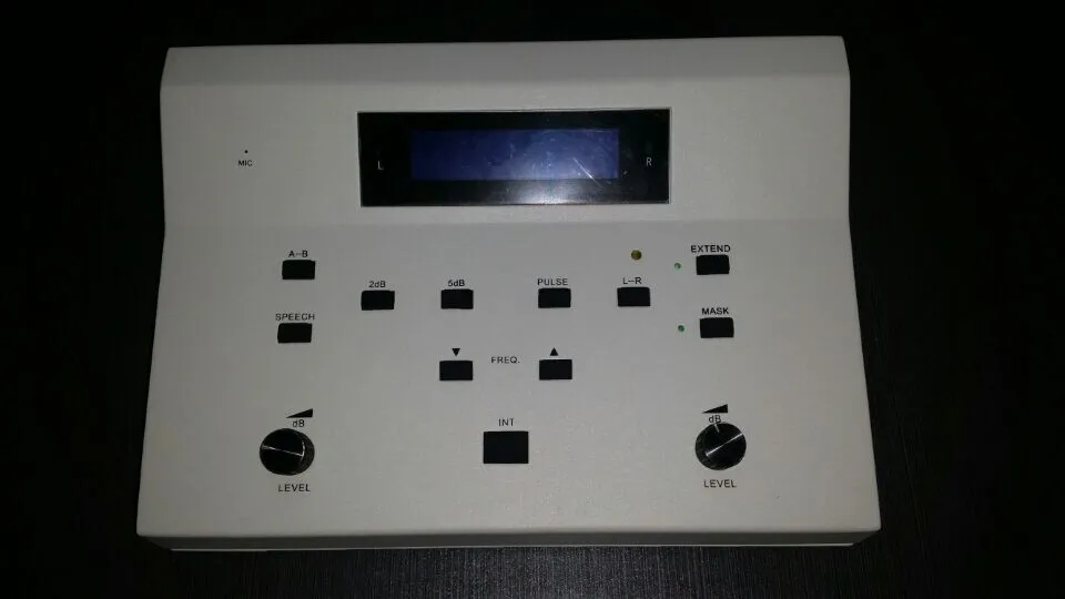 

Hearing Equipment 2 channel Air conduction Audiometers for Hearing Test AD-3A Calibration Hearing Aid free Shipping cost