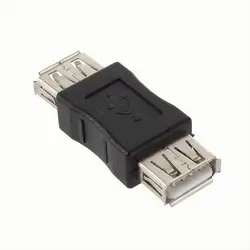 В наличии! USB 2,0 Тип A Женский к женскому соединителю адаптер разъем F/F конвертер бренд новейшая оптовая продажа