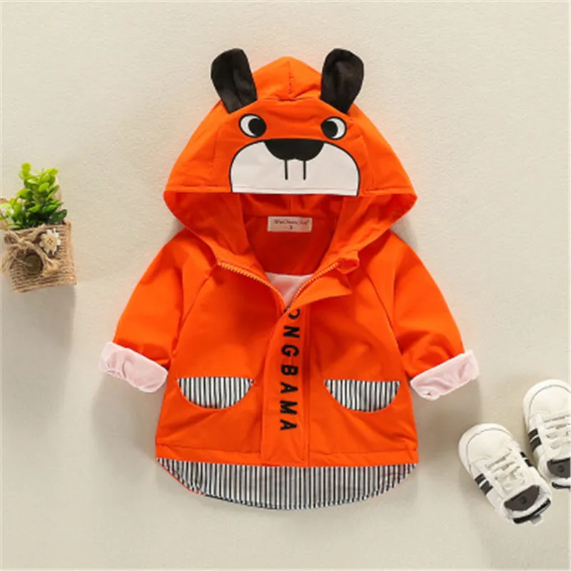 Baby Girls Totoro jacket Cute bear Cartoon Hooded Coat Baby Boys Totoro Outerwear Baby sport Jackets Toddler kids clothing