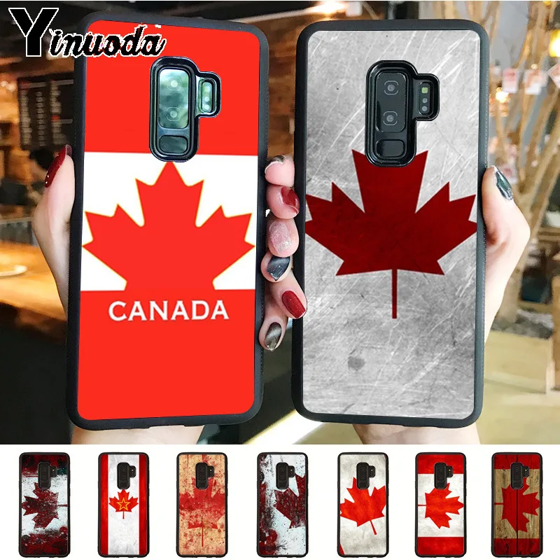 

Yinuoda Canada flag maple leafs soft tpu phone case cover for samsung galaxy s9 plus note8 s7 s6 edge plus s8 plus case