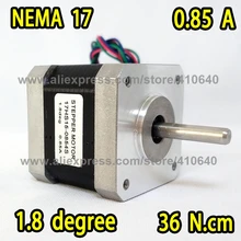 FREE SHIPPING Stepper Motor 17HS15-0854S L 39 mm Nema17 with 1.8 deg 0.85 A 36 N.cm and 4 lead wires LOW FACTORY PRICE! FREE SHIPPING Stepper Motor 17HS15-0854S L 39 mm Nema17 with 1.8 deg 0.85 A 36 N.cm and 4 lead wires LOW FACTORY PRICE!