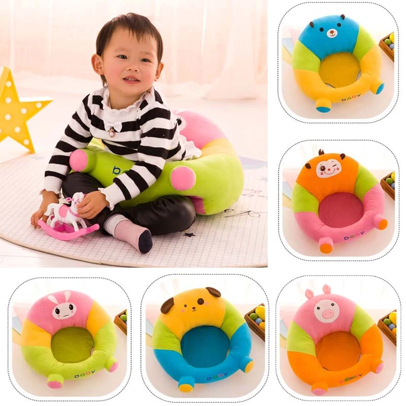 Alfombra de juegos para bebés, de felpa para aprender a sentarse, silla para bebés, juego