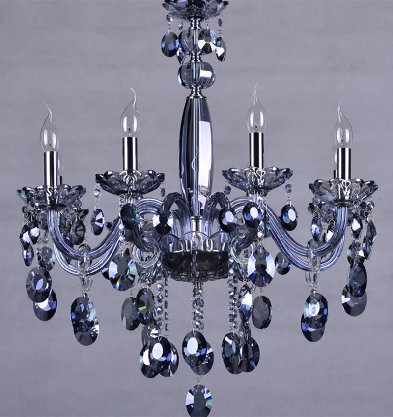 Blue 6 8 pcs Kitchen lighting Led chandelier for dining room Bar Blue