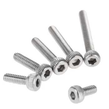

180pcs/set M2 * 4 / 6 / 8 / 10 / 12 / 16mm Hex Socket Head Cap Screw Stainless Steel M2 screw Accessories Kit with plastic box