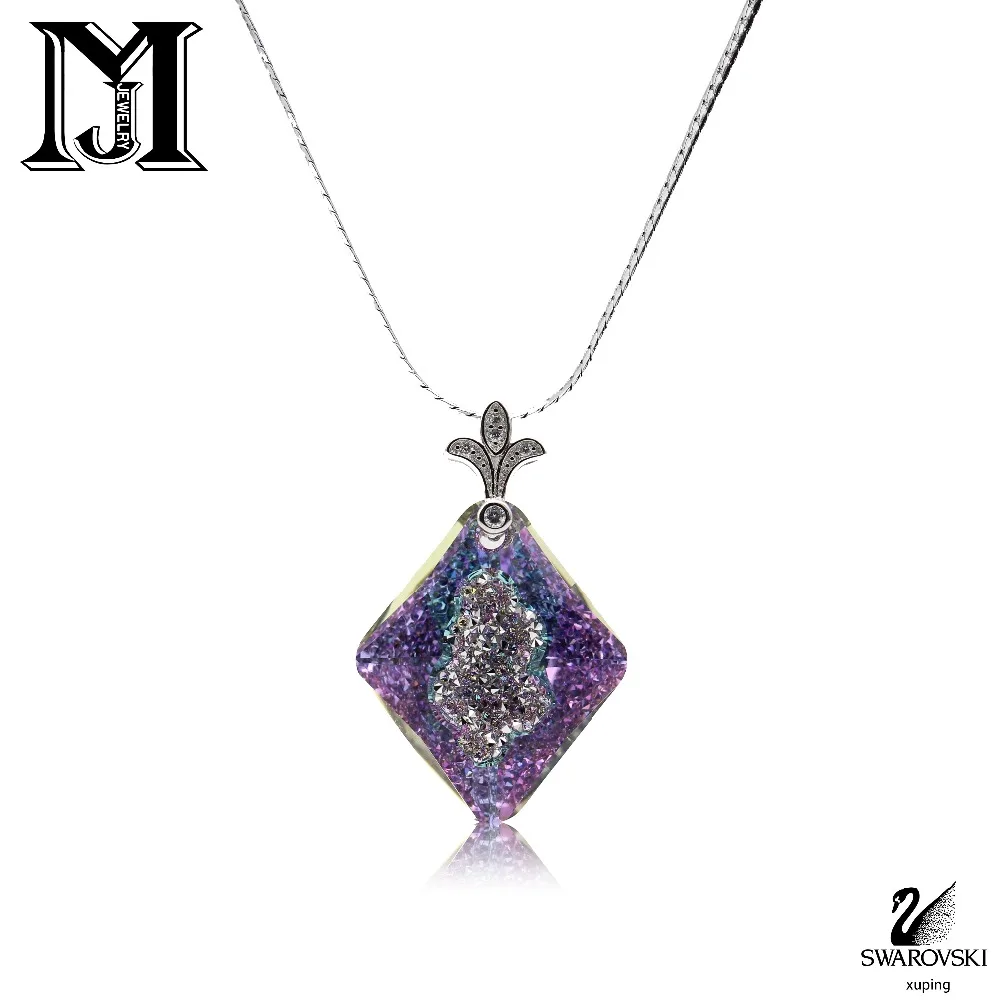 

JiaMu hot trendy Swarovski Crystal Pendant Necklaces for wowen's gift wedding party jewelry necklace