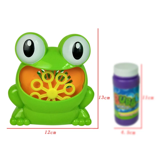 Frog  Automatic Bubble Machine Blower Maker Kids Children Indoor Outdoor Parties Toys Wedding Party Bubble Machine 4