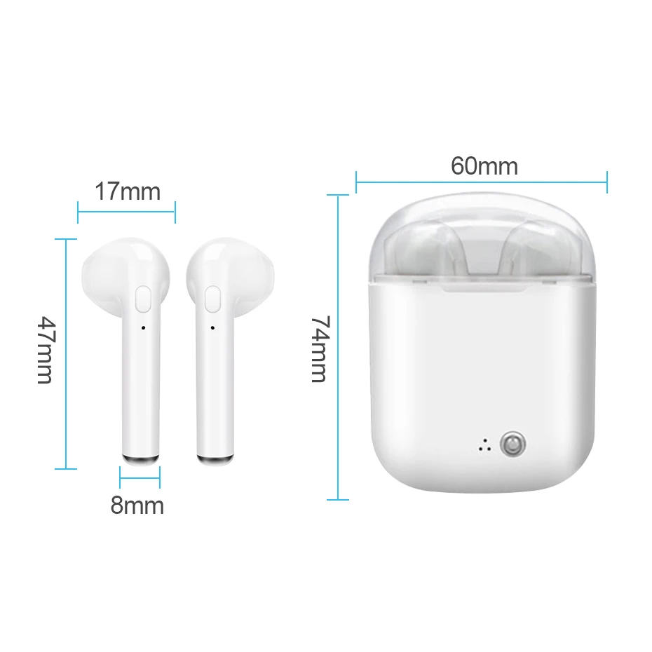 Mini Twins Bluetooth наушники беспроводные в ухо гарнитура стерео микрофон для