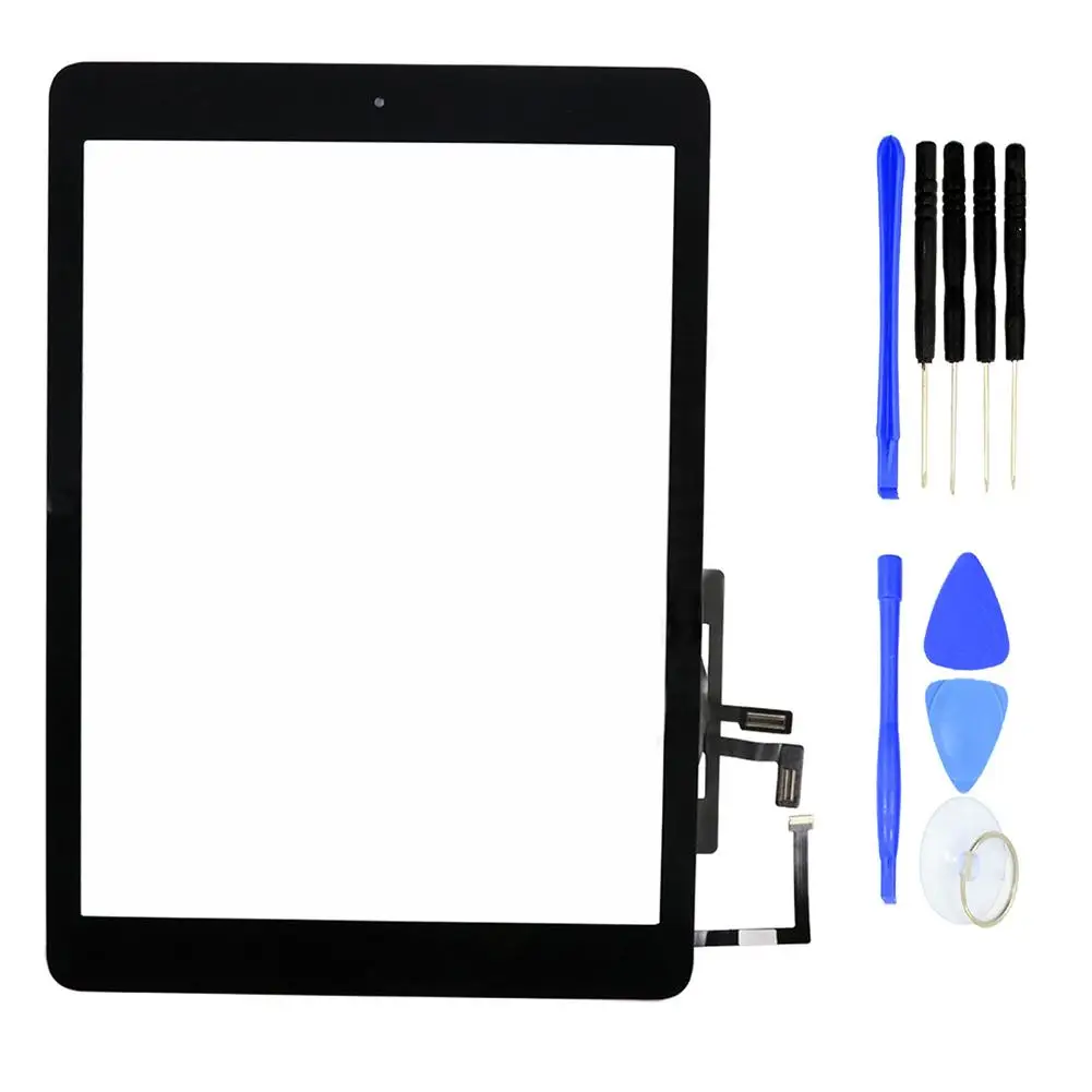 

Touch Digitizer Screen + Adhesive + Home Button Flex for iPad Air A1474 A1475
