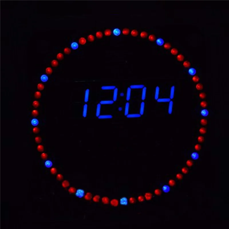 Charminer Electronic Clock DIY Kit Rotation LED Electronic Clock DIY