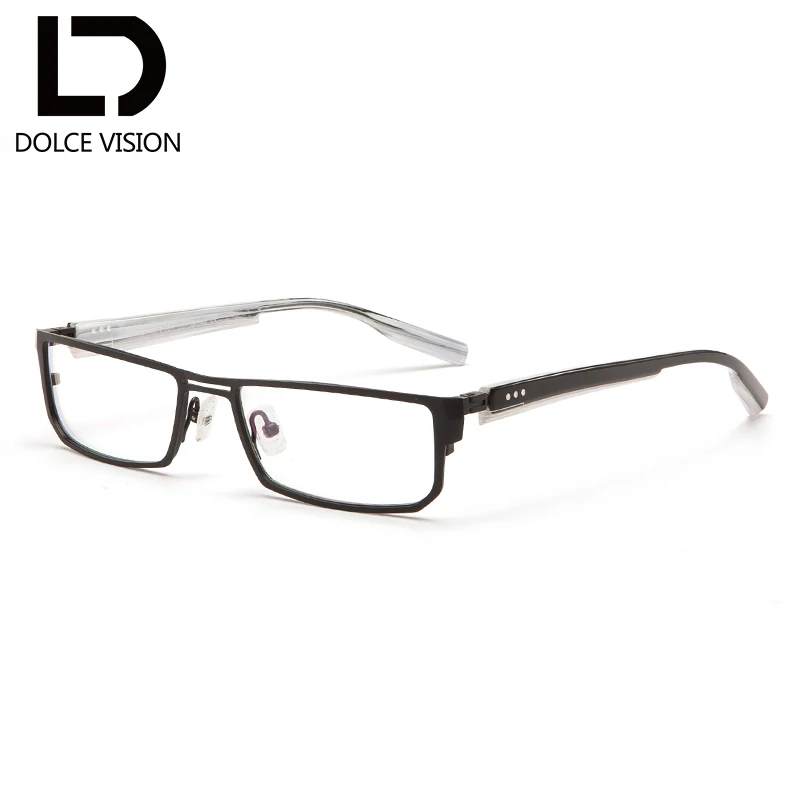 

DOLCE VISION Fashion Ultralight Titanium Men Glasses Optical Diopter Photochromic Lenses Graduated Astigmatism Gafas de hombre