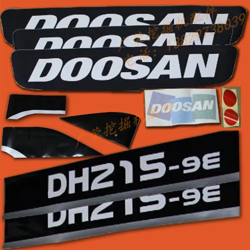 Doosan экскаватор Daewoo DH215/220/225/370-9/9E все наклейка для автомобиля мини-экскаватор запчасти