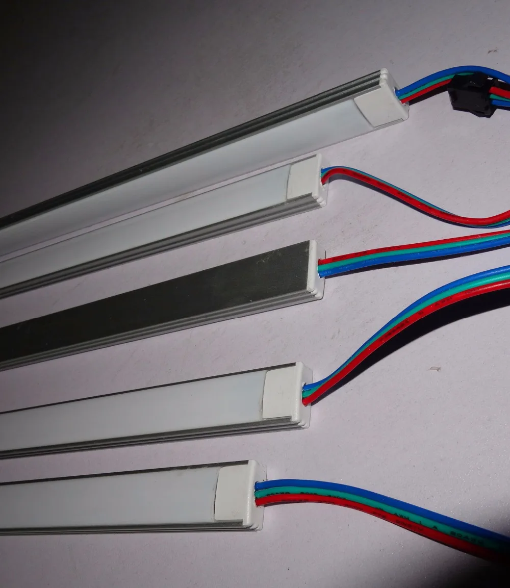

addressable rgb full color 1m DC5V WS2812B LED rigid bar,32pixels/m;with milky cover