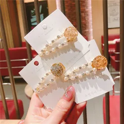 Korea Handmade Water drop Pearl Rhinestone Women Girls Barrettes Hairpins Hair clips Head wear Accessories-JQAWHRP010C5 Korea Handmade Water drop Pearl Rhinestone Women Girls Barrettes Hairpins Hair clips Head wear Accessories-JQAWHRP010C5