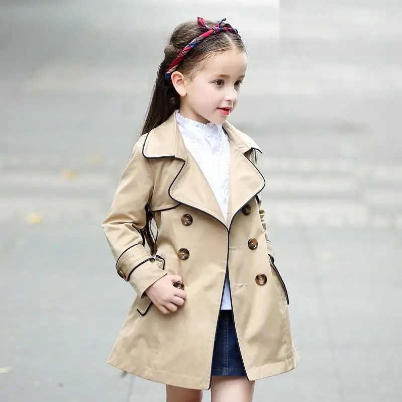 infant trench coat girl