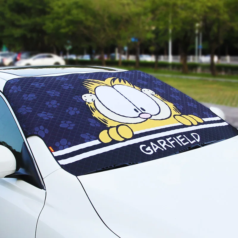 

Auto Sun Shade Sunshade Car Window Windscreen Sun Visor Covers Double-Layer Thickening Car Windshield Sunshade Cartoon Sunshade