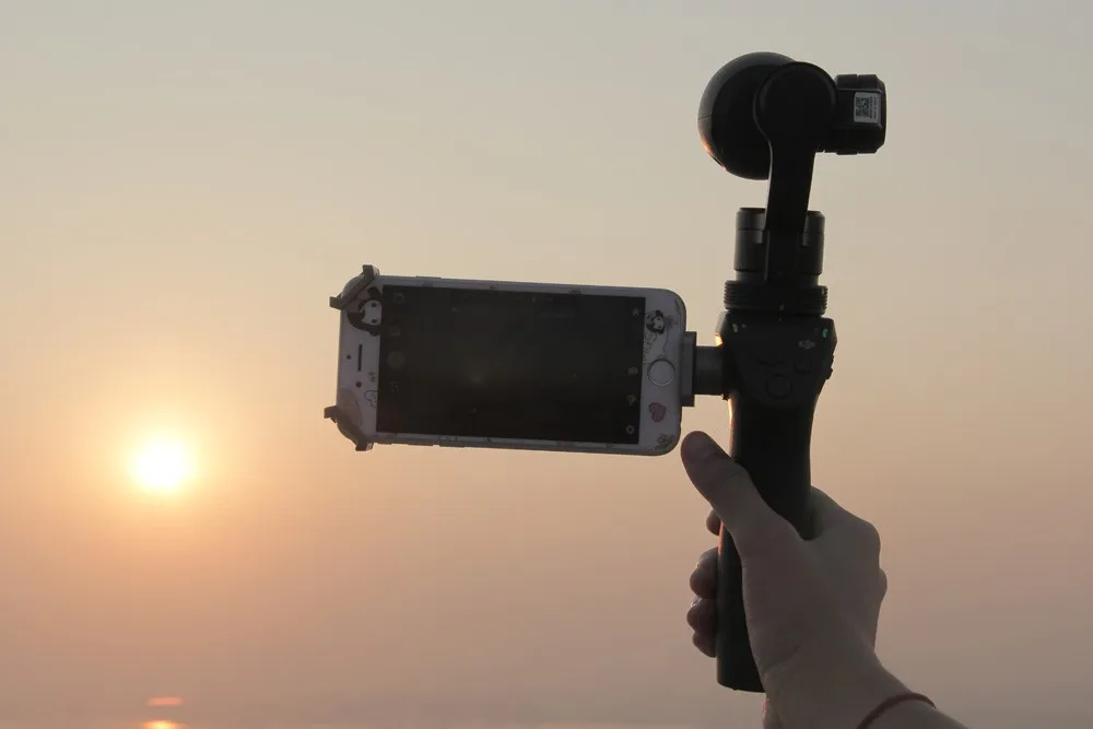 DJI OSMO Handheld 4K Camera With DJI FM 15 Flexi Microphone And Stabilizer Phantom 3 3 Axis Gimbal