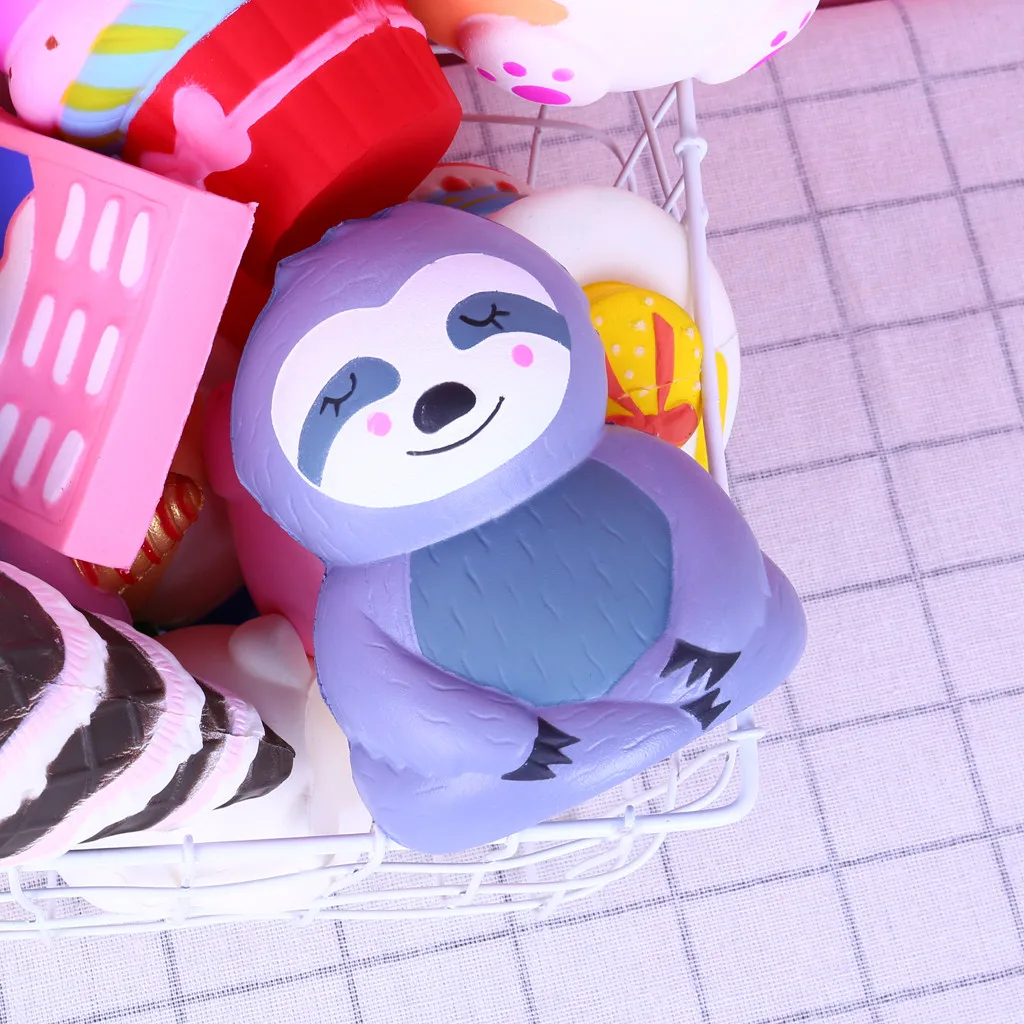 Kawaii антистрессовые игрушки cure Ленивец медленный рост облегчить Squishies squishy animales детские игрушки для взрослых Fun Kids skuishy