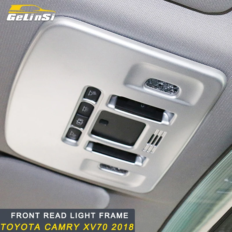 

Gelinsi For Toyota Camry XV70 2018 Front read light frame Sticker Accessories Car Auto