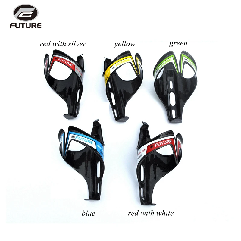 

FUTURE 2 pcs/lot carbon fibre bike water bottle holder cage MTB road bikes bottle cage carbon bidon cycling bicycle accessories