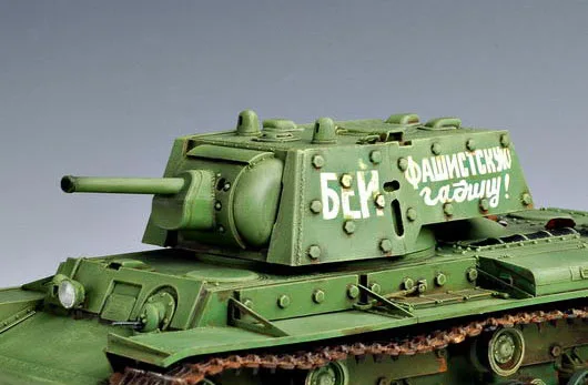 1: 35 Вторая мировая война советский кв-1 бронированные танки Военная сборка модель колесница военные транспортные средства