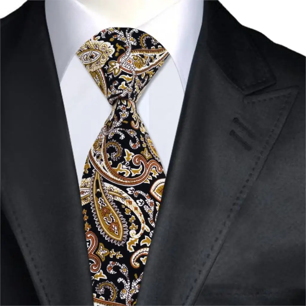 Aliexpress.com : Buy A 1358 100% Cotton Pailsey Mens Ties Neck Ties ...