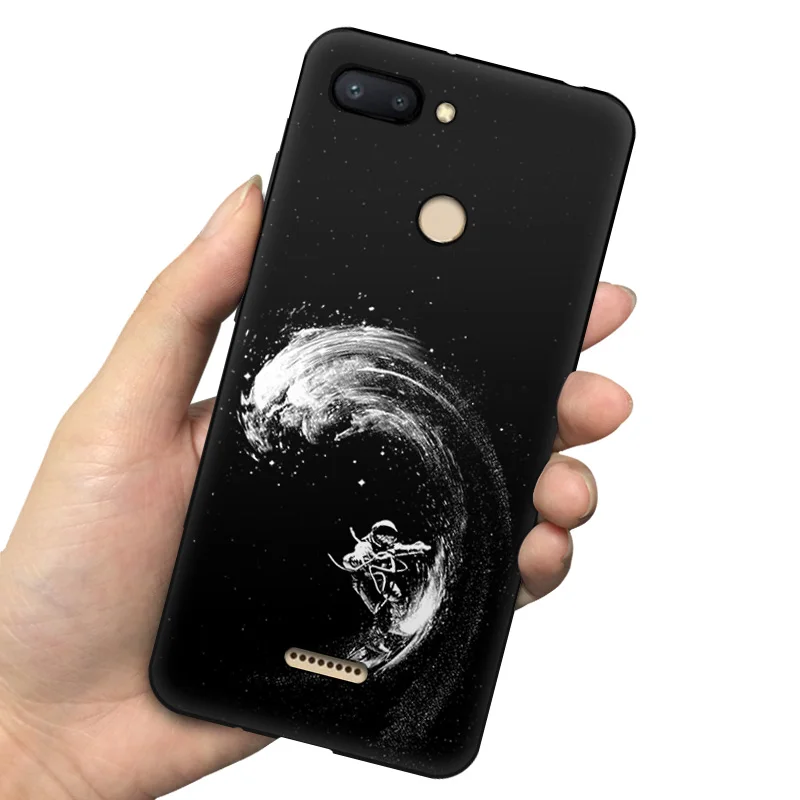 4 Чехол EiiMoo Funda для Xiaomi Redmi 6, чехол для Xiaomi Redmi 6A, силиконовый чехол для задней панели телефона Xaomi Redmi 6 6A, мягкий чехол из ТПУ - Цвет: 4