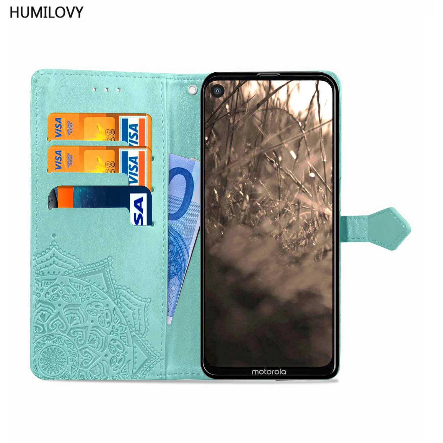 Для Motorola One Vision чехол One Vision Capa Винтажный стиль PU кожаный бумажник флип чехол для MOTO OneVision One Vision чехол 6,3"