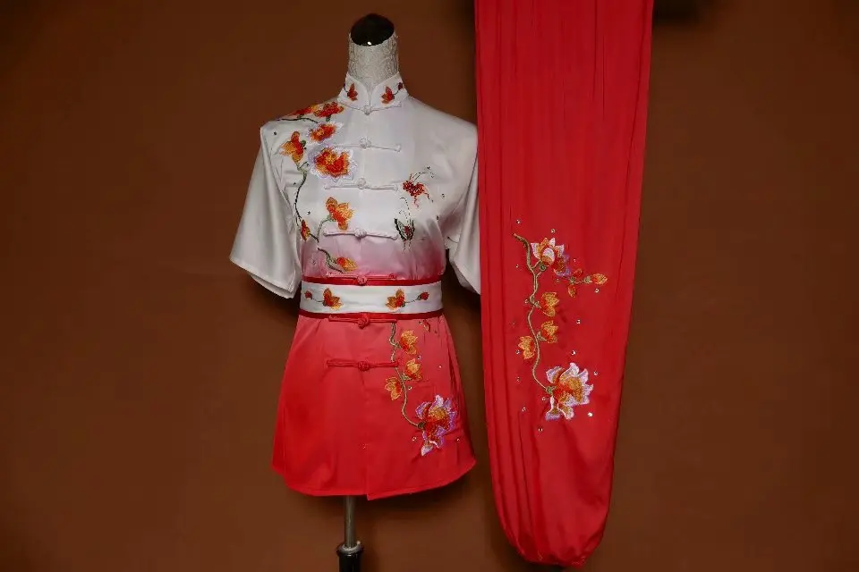 Одежда wushu taichi taiji униформа changquan для боевых искусств одежда соревнований с