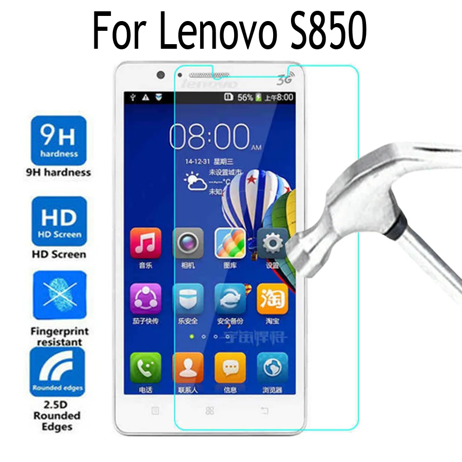 Закаленное стекло для Lenovo S850 S 850 4 0 дюйма Защитная пленка экрана 2.5D
