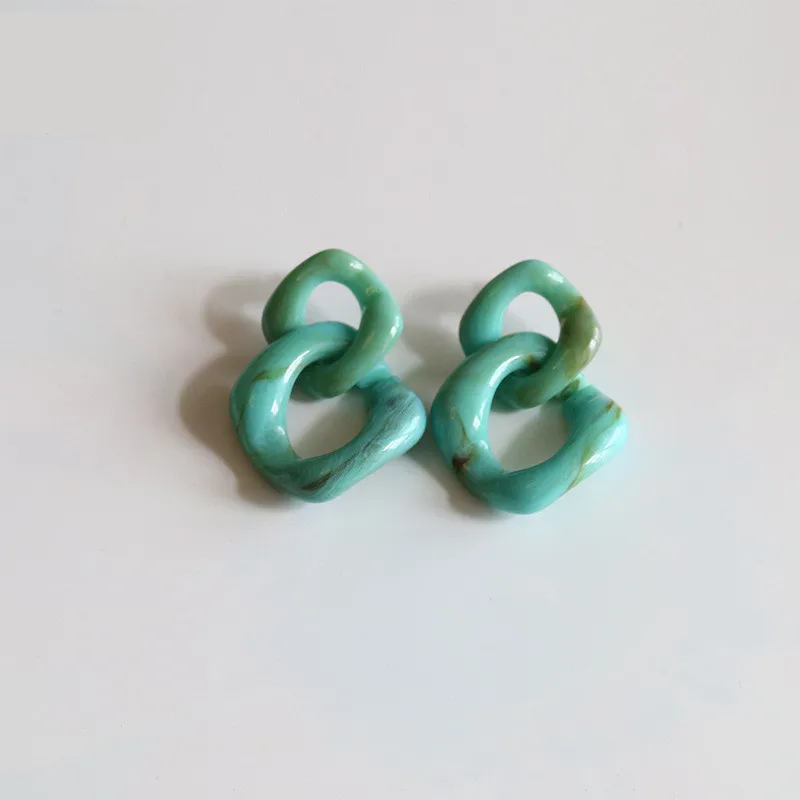 Unique Woman's Transparent Acrylic Earrings Exaggerated Fashion Earrings Drops Long Earrings Wedding Party Gift ET81 (7)