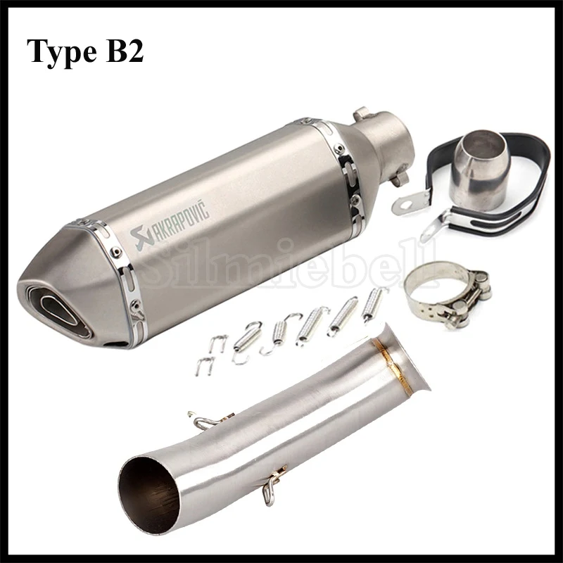 Escape Akrapovic выхлопная труба мотоцикла для KTM DUKE 390 RC390 125 RC 250 RC12 без шнуровки средняя