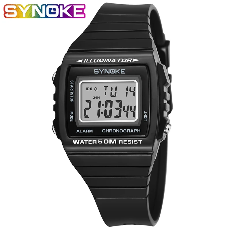 

SYNOKE electronic Watch Digital Relogio Masculino Clock Men Sports Watches Waterproof Chronograph Wristwatches for Gift Mens