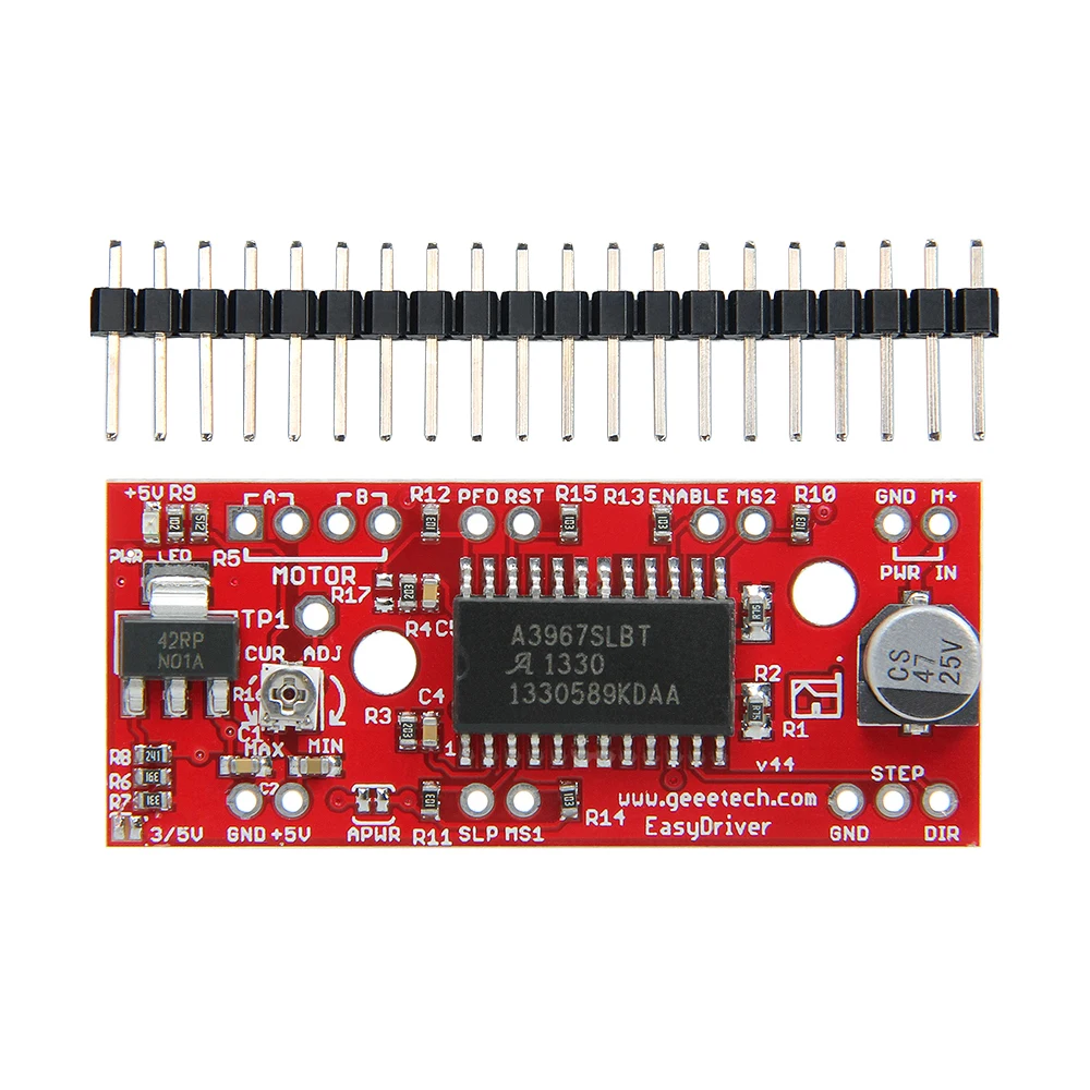 Geeetech EasyDriver Stepper Motor Stepping Shield Driver Board based on A3967 