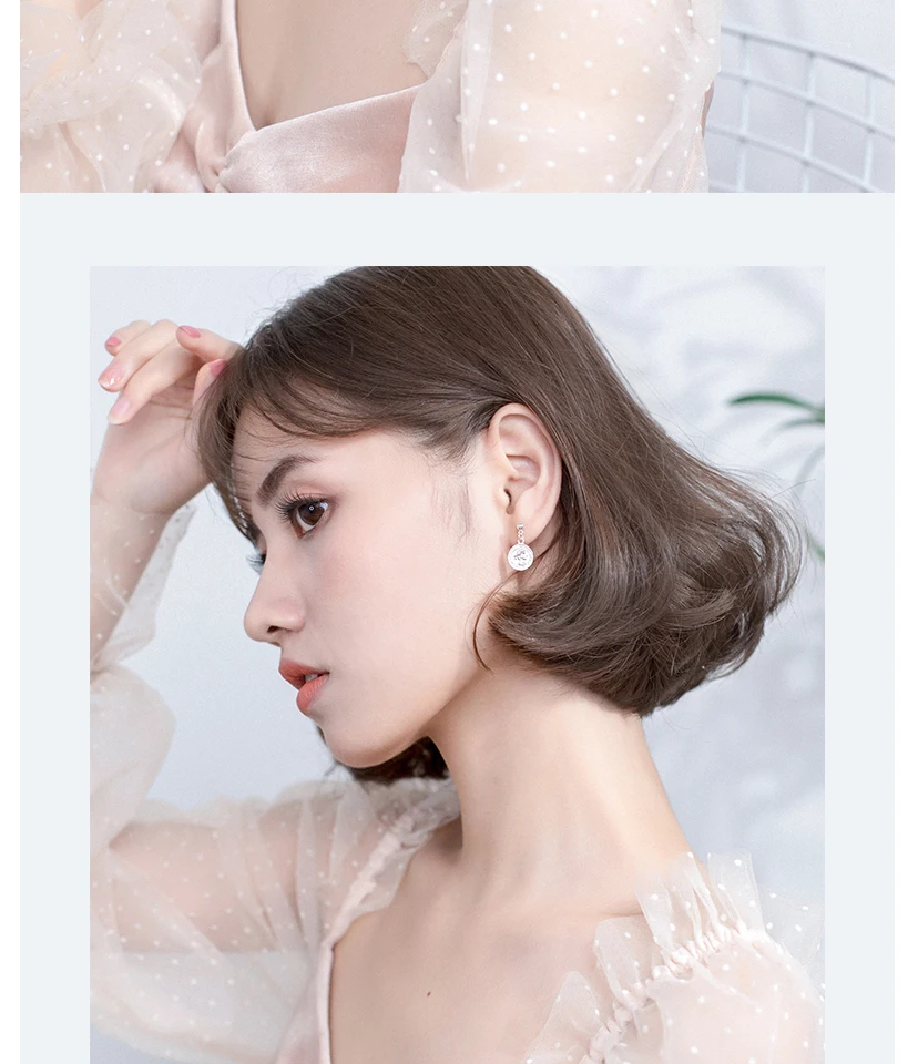 Vintage Avatar Drop Pendant Coin Earrings Punk Gold Color S925 Sterling Silver Dangle Earring Brinco for Women Statement Jewelry (3)