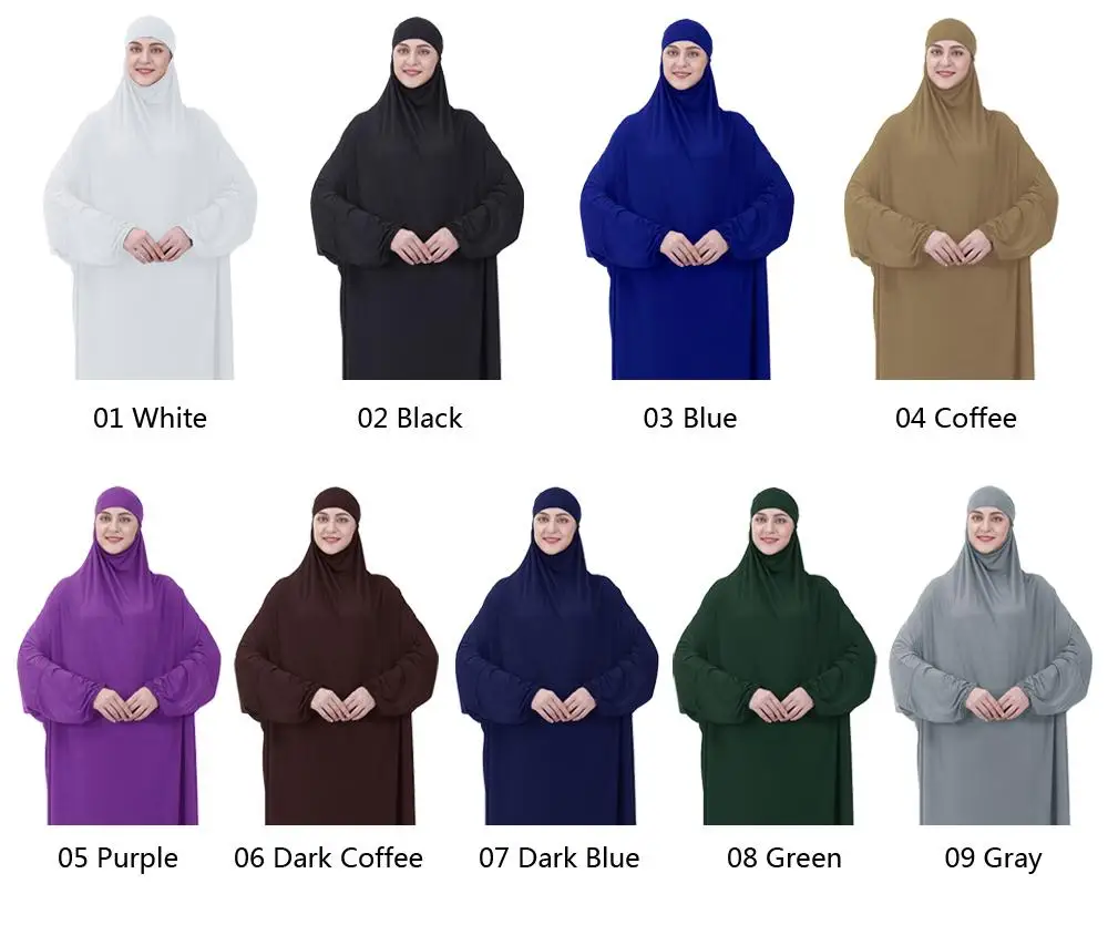 Ислам Дубаи Женские Накладные Jilbab Абая, для мусульман химар хиджаб платье кафтан мусульманское платье для молитвы поклонение услуги халат платье Мода