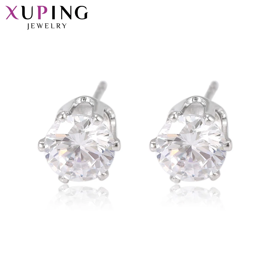 

Xuping Fashion Simple Earrings With Synthesis CZ for Women Charm Thanksgiving Day Jewelry Gift S80,4-21126